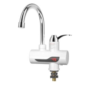 Electric Kitchen Water Heater Tap Instant Hot Water Faucet Heater Cold Heating Faucet 360 Degree Rotation Tankless EU Plug