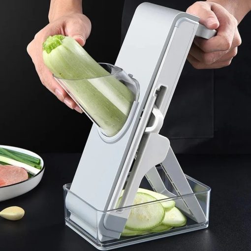 Youpin Multifunctional Vegetable Cutter Household Adjustable Vegetable Fruit Meat Slicer Grater Kitchen Tool - Image 2