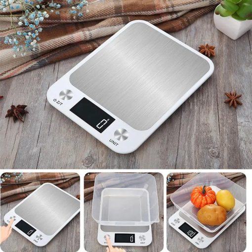 Kitchen Scale 15Kg/1g Weighing Food Coffee Balance Smart Electronic Digital Scales Stainless Steel Design for Cooking and Baking - Image 3